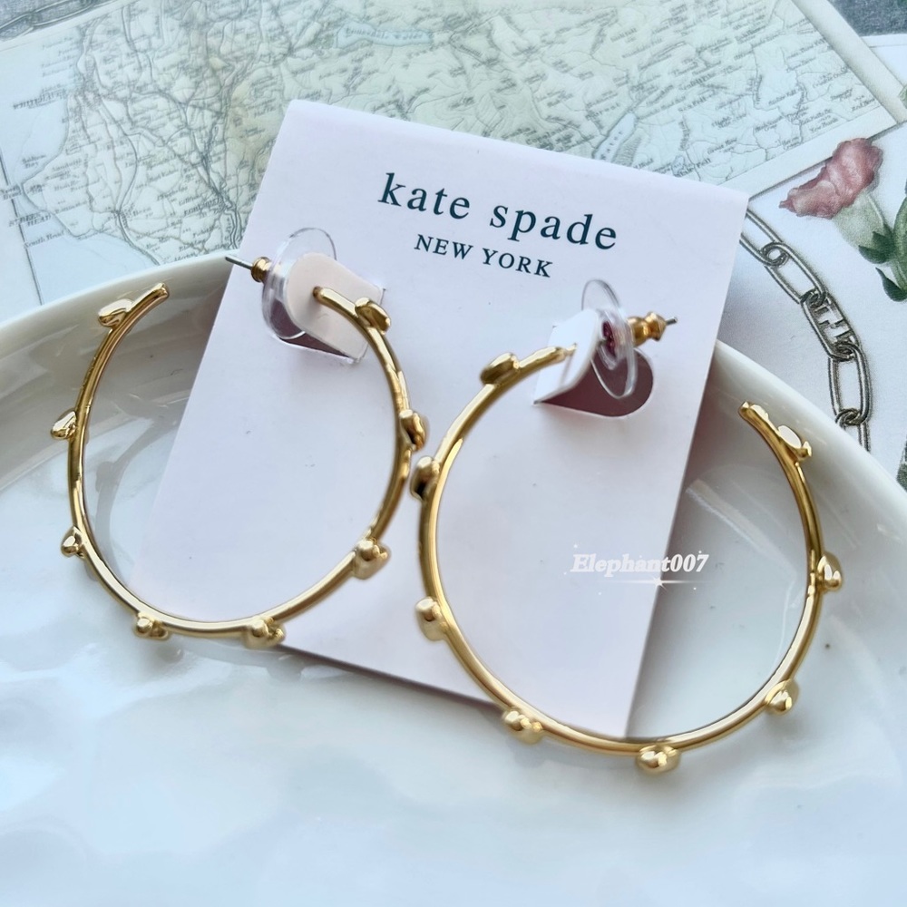 Kate Spade Gold Hoop Earrings